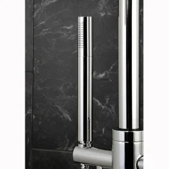 Kingston Brass Concord Floor Mount Tub Filler with Hand Shower