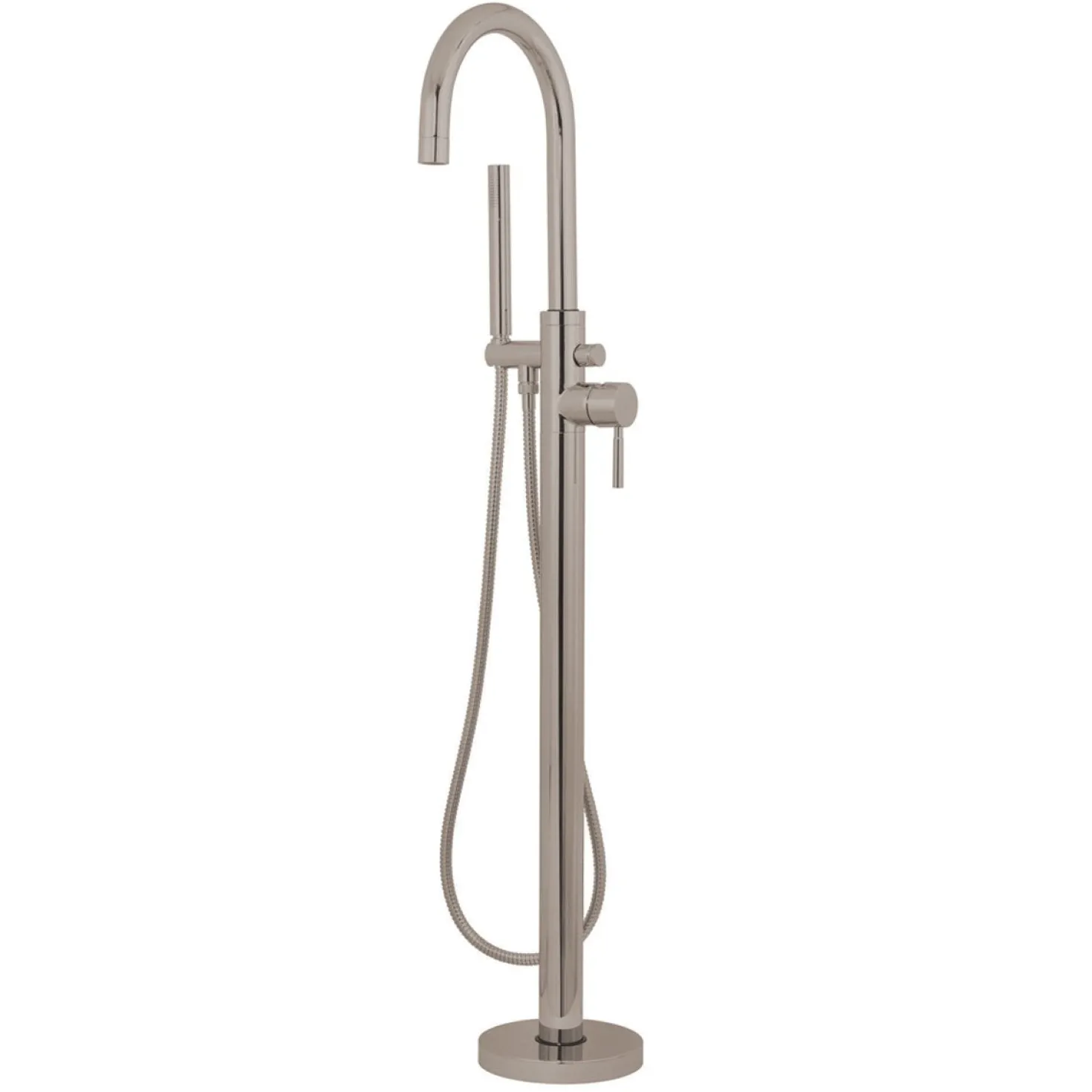 Kingston Brass Concord Floor Mount Tub Filler with Hand Shower