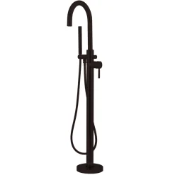 Kingston Brass Concord Floor Mount Tub Filler with Hand Shower