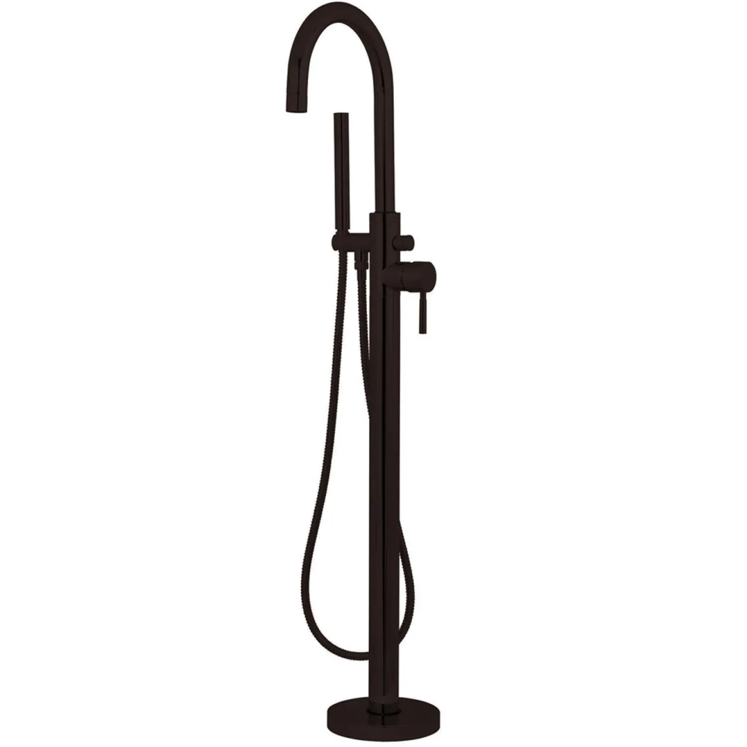 Kingston Brass Concord Floor Mount Tub Filler with Hand Shower