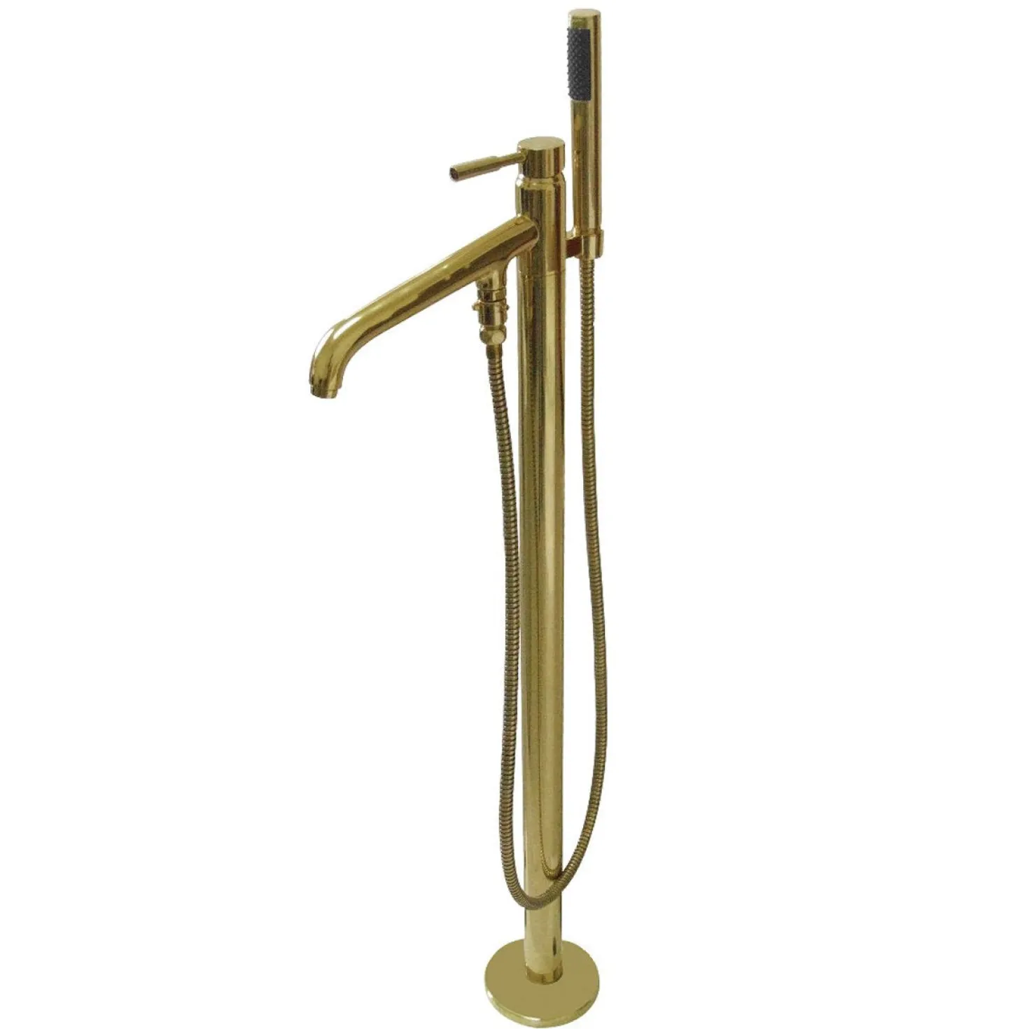 Kingston Brass Concord Floor Mount Tub Filler with Hand Shower