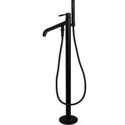 Kingston Brass Concord Floor Mount Tub Filler with Hand Shower