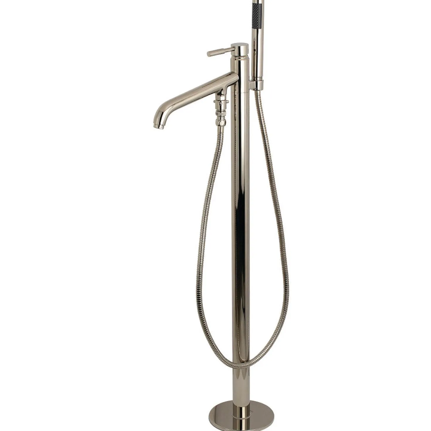 Kingston Brass Concord Floor Mount Tub Filler with Hand Shower