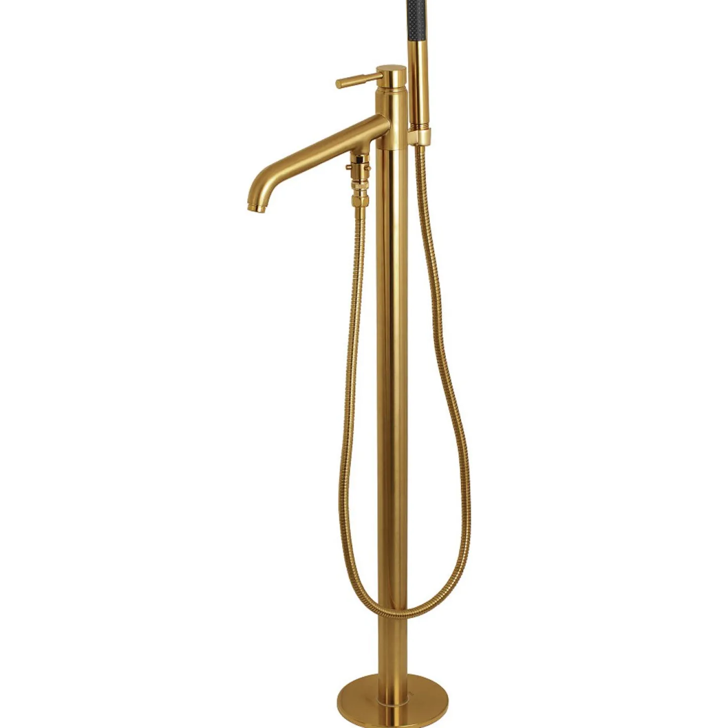 Kingston Brass Concord Floor Mount Tub Filler with Hand Shower