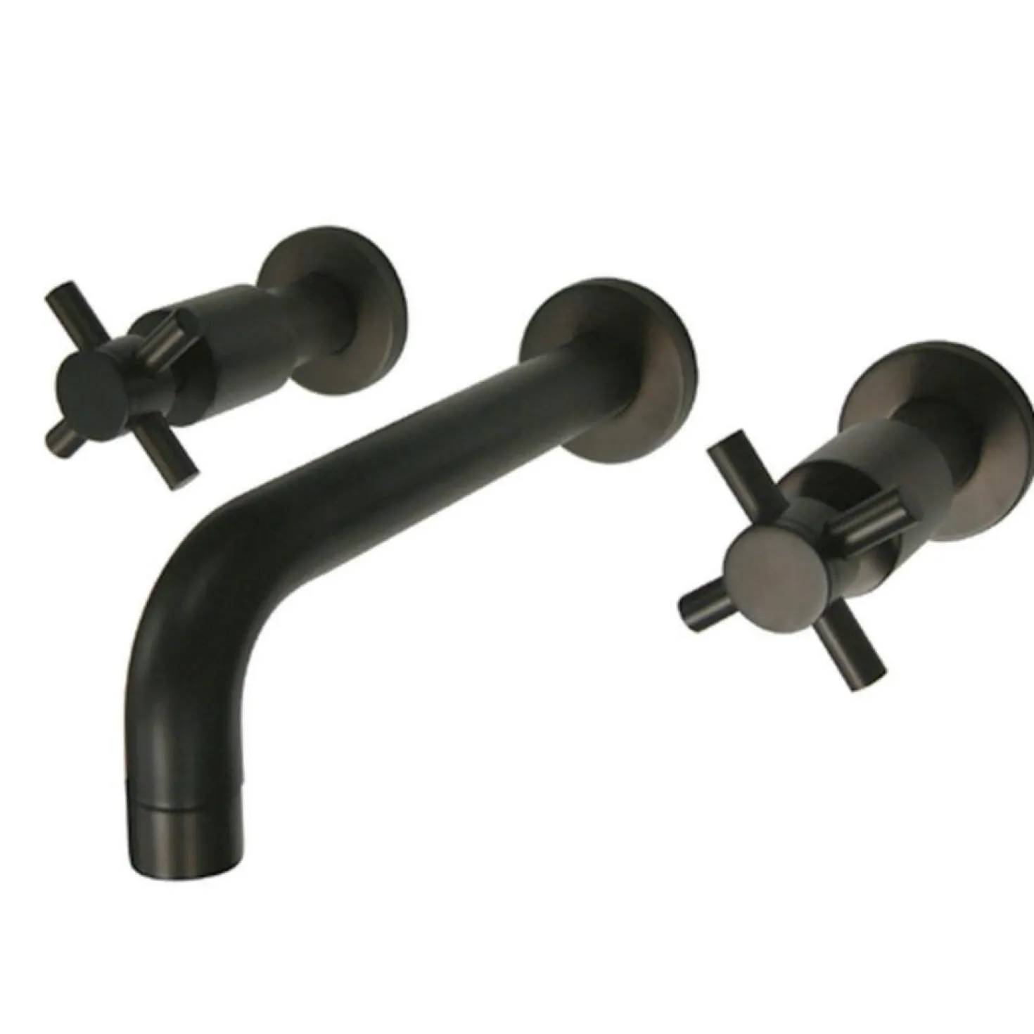 Kingston Brass Concord 2-Handle 3-Hole Wall Mount Bathroom Faucet