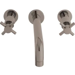 Kingston Brass Concord 2-Handle 3-Hole Wall Mount Bathroom Faucet