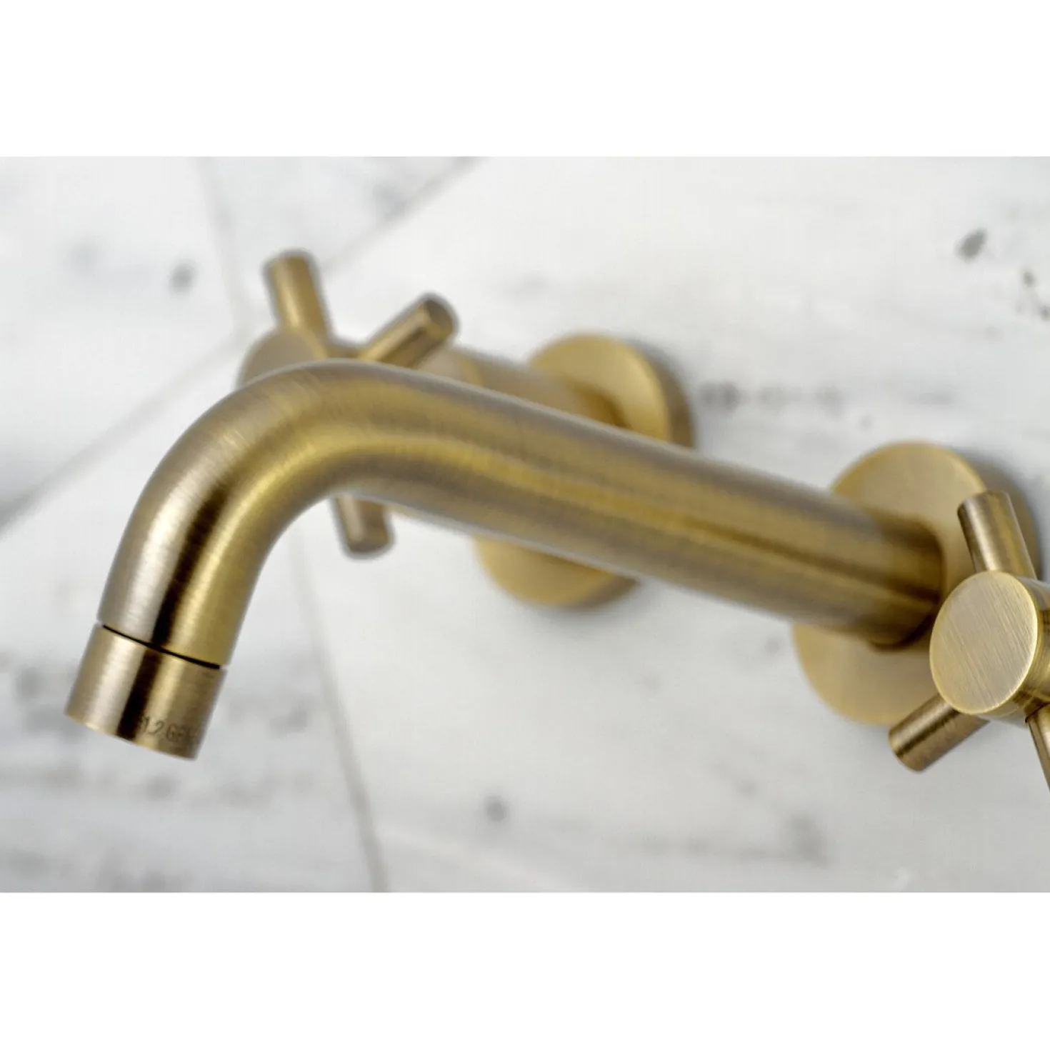 Kingston Brass Concord 2-Handle 3-Hole Wall Mount Bathroom Faucet