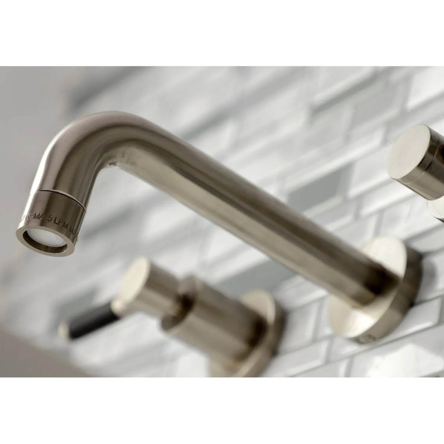Kingston Brass Concord 2-Handle Wall Mount Bathroom Faucet