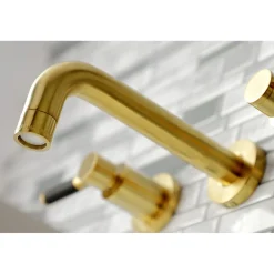 Kingston Brass Concord 2-Handle Wall Mount Bathroom Faucet