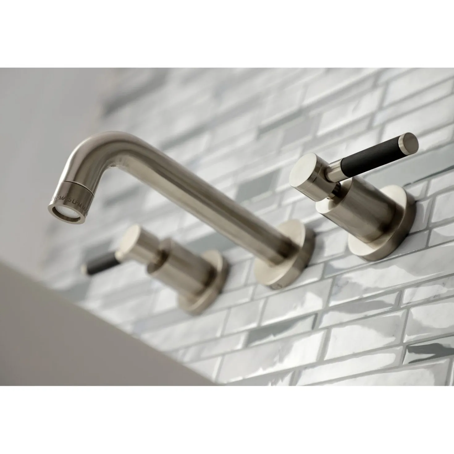 Kingston Brass Concord 2-Handle Wall Mount Bathroom Faucet
