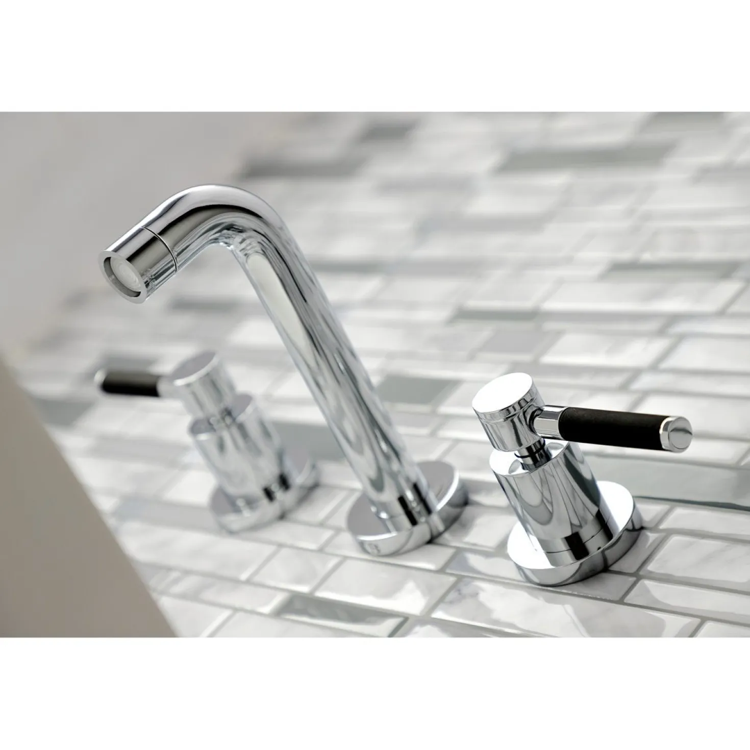 Kingston Brass Concord 2-Handle Wall Mount Bathroom Faucet