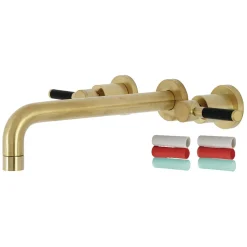 Kingston Brass Concord 2-Handle Wall Mount Roman Tub Faucet