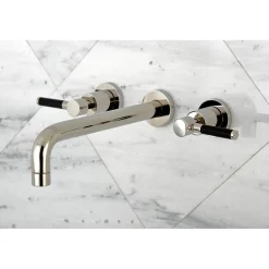 Kingston Brass Concord 2-Handle Wall Mount Roman Tub Faucet