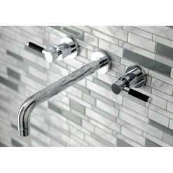 Kingston Brass Concord 2-Handle Wall Mount Roman Tub Faucet