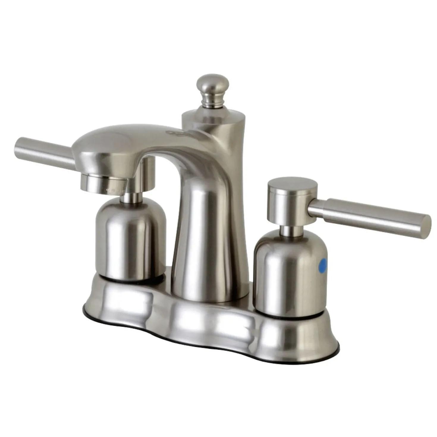 Kingston Brass Concord 3-Hole Deck Mount 4-Inch Centerset Bathroom Faucet