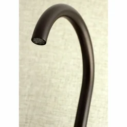 Kingston Brass Concord 2-Hole 8-Inch Adjustable Center Wall Mount Kitchen Faucet