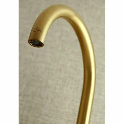 Kingston Brass Concord 2-Hole 8-Inch Adjustable Center Wall Mount Kitchen Faucet