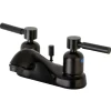 Kingston Brass Concord 3-Hole 4-Inch Centerset Bathroom Faucet
