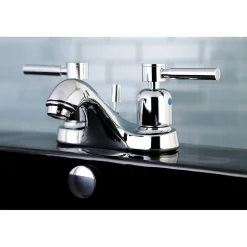 Kingston Brass Concord 3-Hole 4-Inch Centerset Bathroom Faucet
