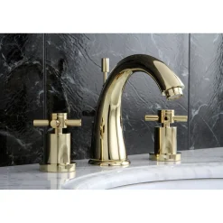 Kingston Brass Concord 3-Hole 8-Inch Widespread Bathroom Faucet