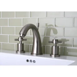 Kingston Brass Concord 3-Hole 8-Inch Widespread Bathroom Faucet