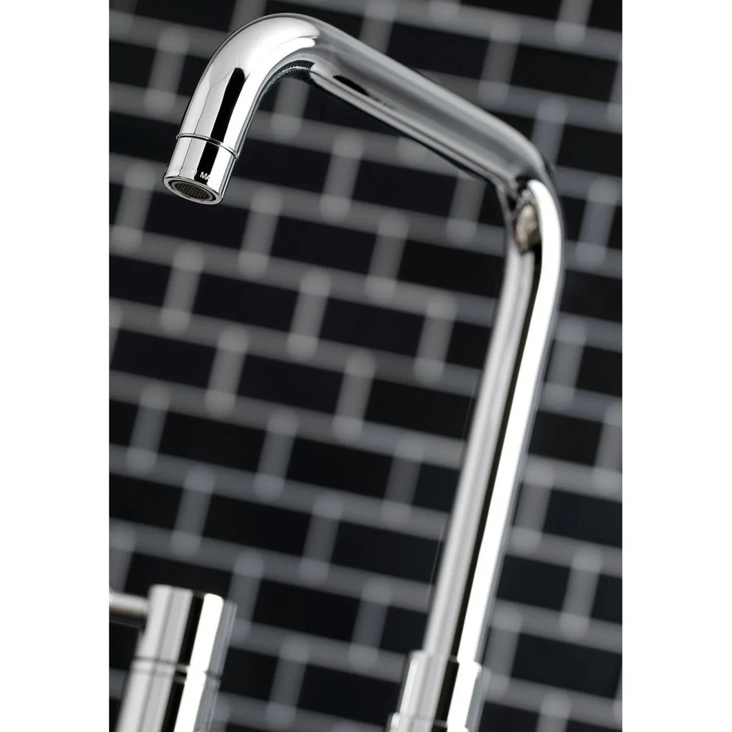 Kingston Brass Concord 4-Hole Two-Handle Bridge Kitchen Faucet with Brass Side Sprayer