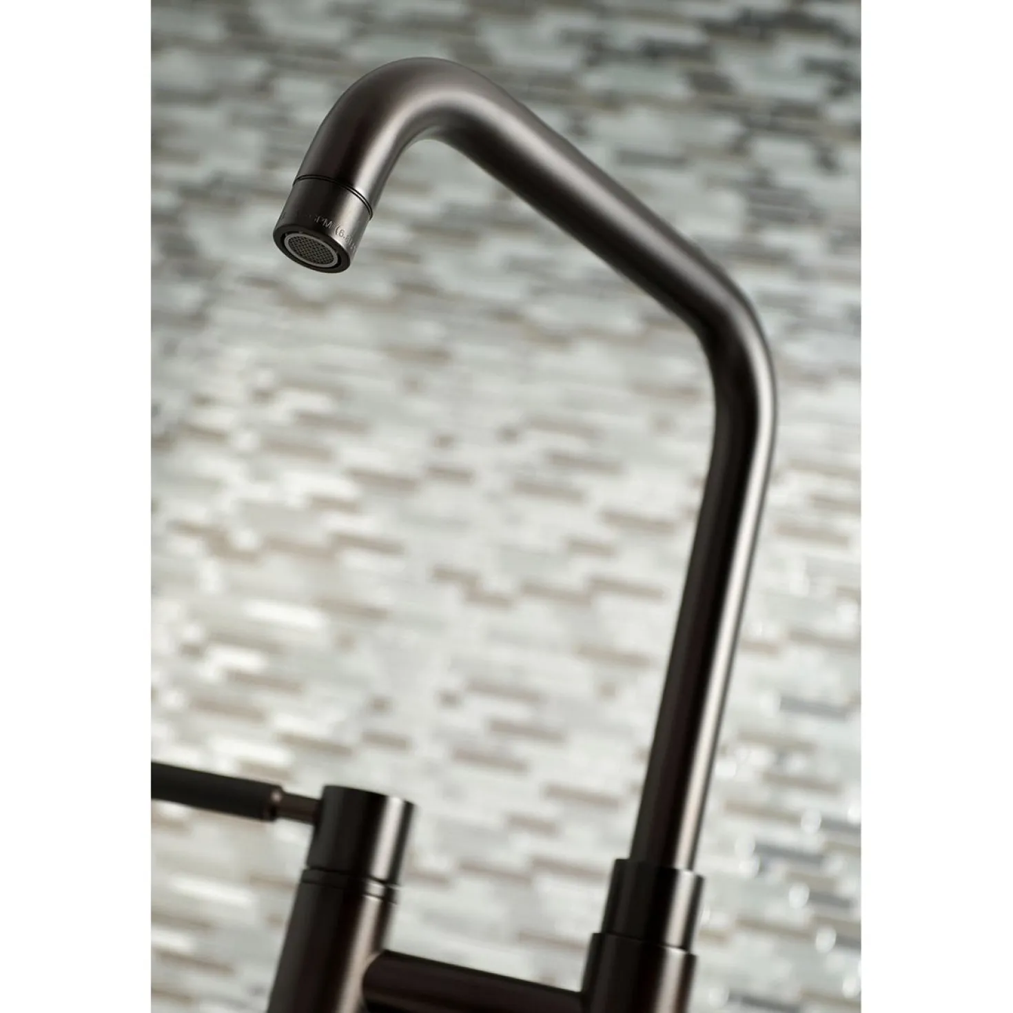 Kingston Brass Concord 4-Hole Two-Handle Bridge Kitchen Faucet with Brass Side Sprayer