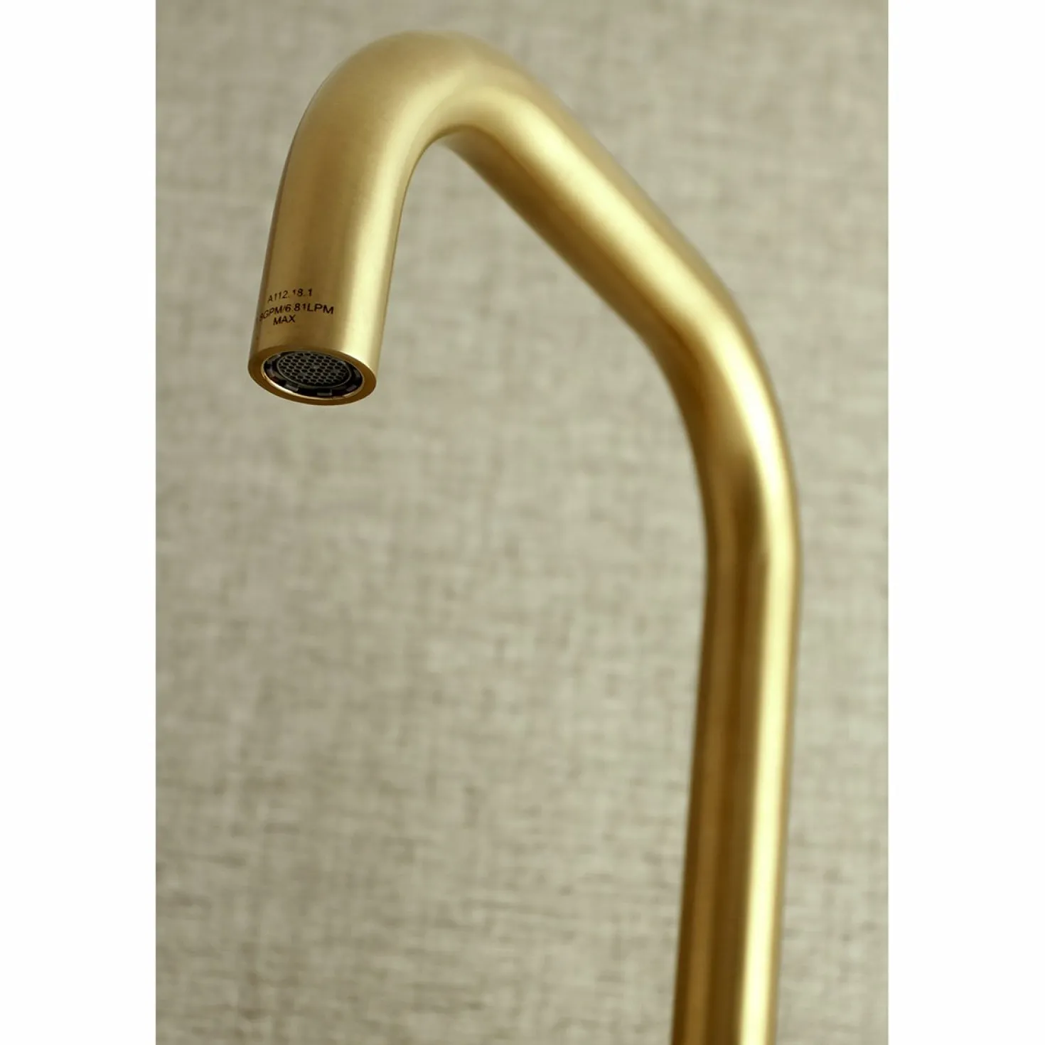Kingston Brass Concord 8-Inch Adjustable Center Wall Mount 2-Hole Kitchen Faucet
