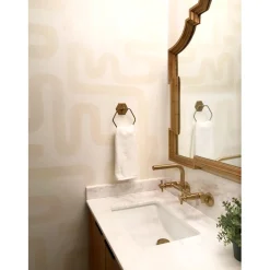 Kingston Brass Concord 8-Inch Adjustable Center Wall Mount Kitchen Faucet