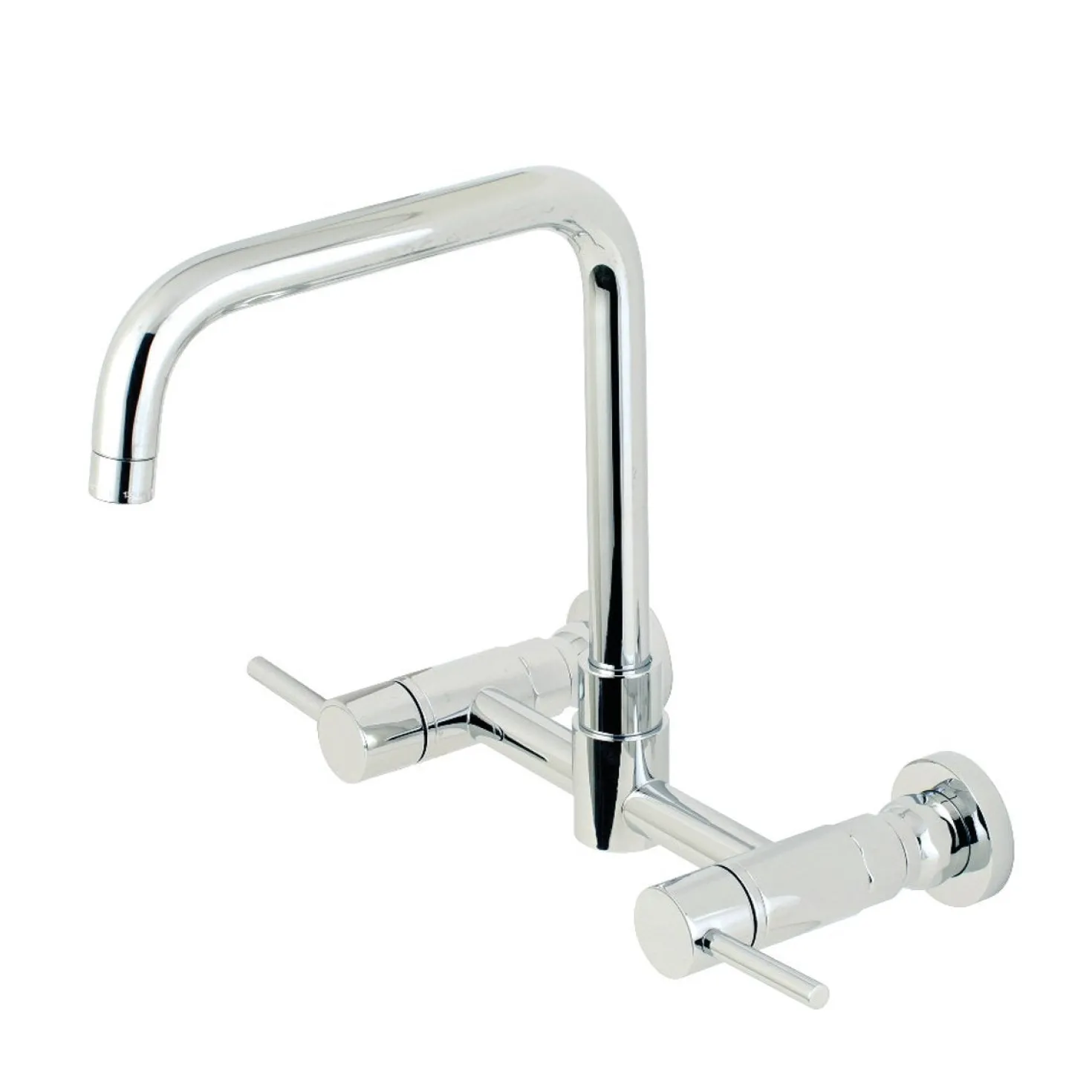 Kingston Brass Concord 8-Inch Centerset Wall Mount Kitchen Faucet