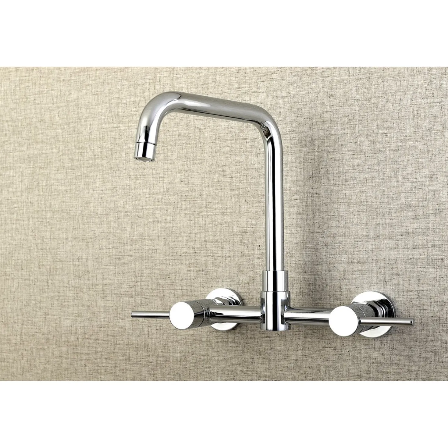 Kingston Brass Concord 8-Inch Centerset Wall Mount Kitchen Faucet