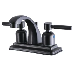 Kingston Brass Concord 4-Inch Centerset Bathroom Faucet with Pop-Up Drain