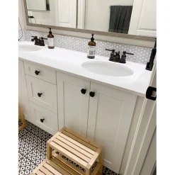 Kingston Brass Concord 4-Inch Centerset 3-Hole Bathroom Faucet with Retail Pop-Up