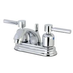 Kingston Brass Concord 4-Inch Centerset 3-Hole Bathroom Faucet with Retail Pop-Up