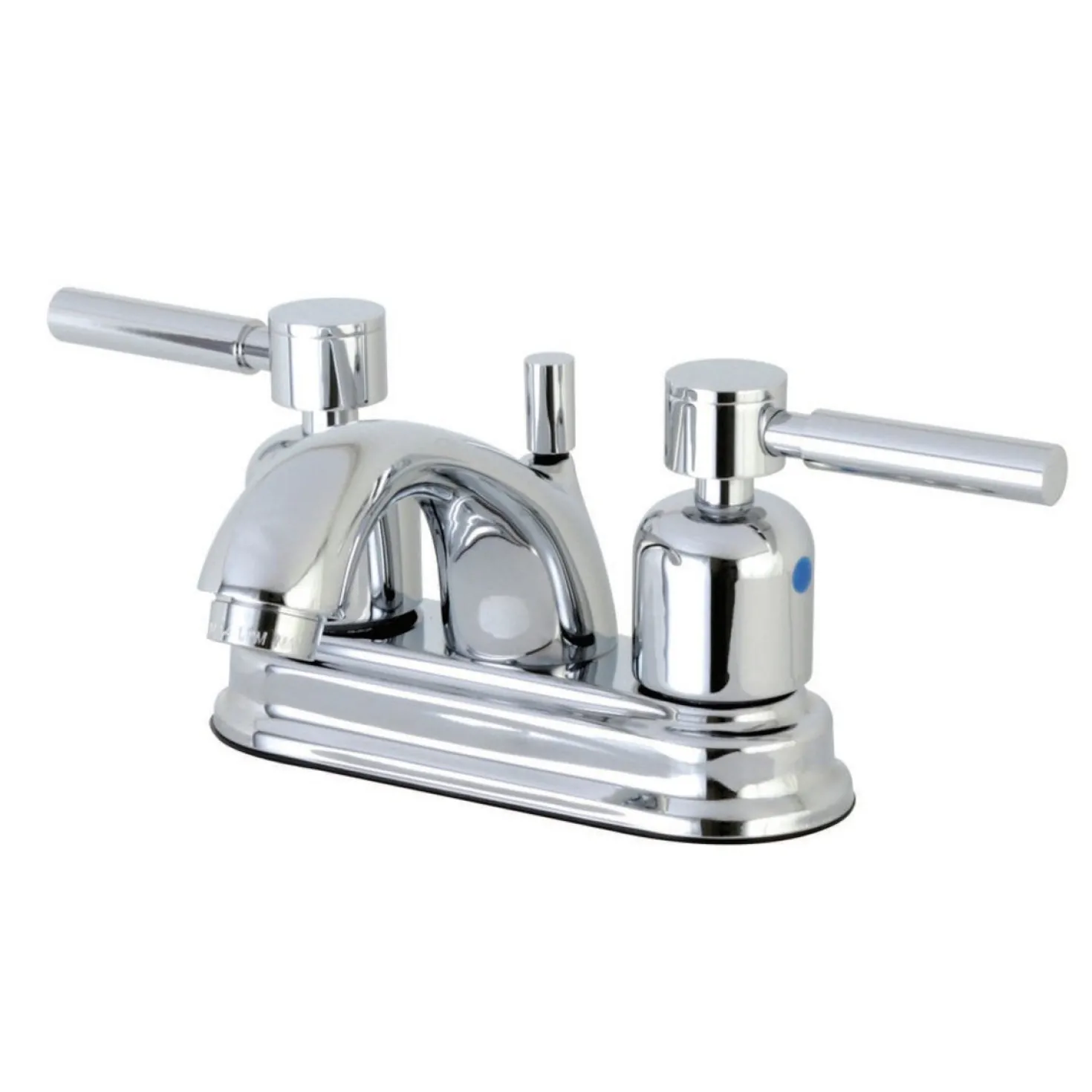 Kingston Brass Concord 4-Inch Centerset 3-Hole Bathroom Faucet with Retail Pop-Up