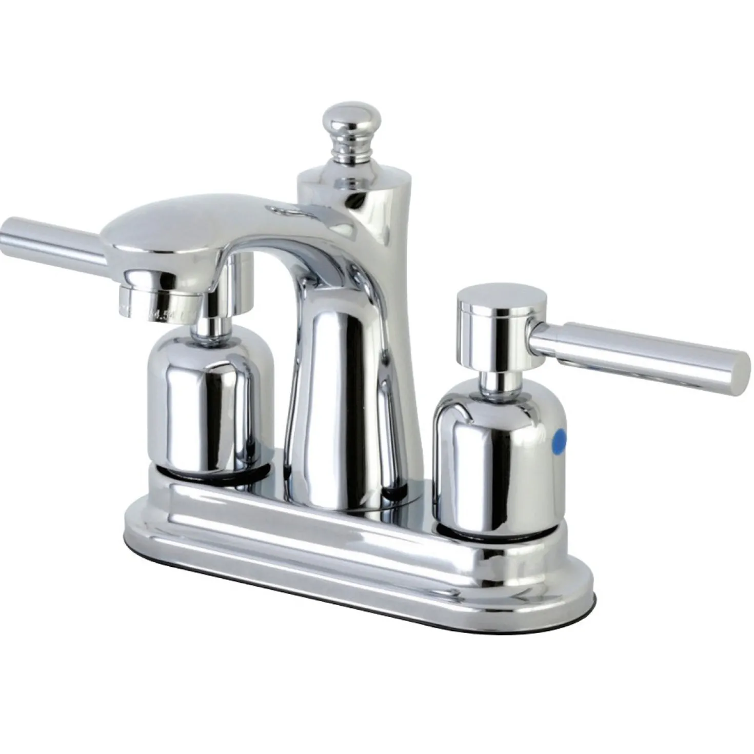 Kingston Brass Concord 4-Inch 3-Hole Centerset Deck Mount Bathroom Faucet