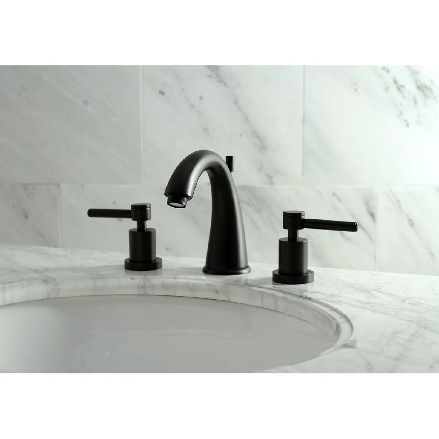 Kingston Brass Concord 8-Inch Widespread 3-Hole Bathroom Faucet