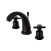 Kingston Brass Concord 8-Inch Widespread Deck Mount Bathroom Faucet