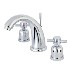 Kingston Brass Concord 8-Inch Widespread Deck Mount Bathroom Faucet