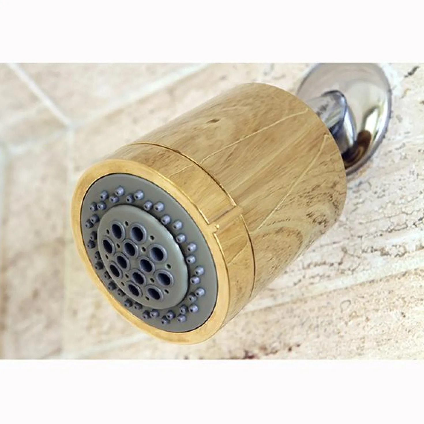 Kingston Brass Concord KX8612 PVC 2 Function Shower Head in Polished Brass