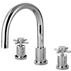 Kingston Brass Concord Modern Two Handle Roman Tub Filler