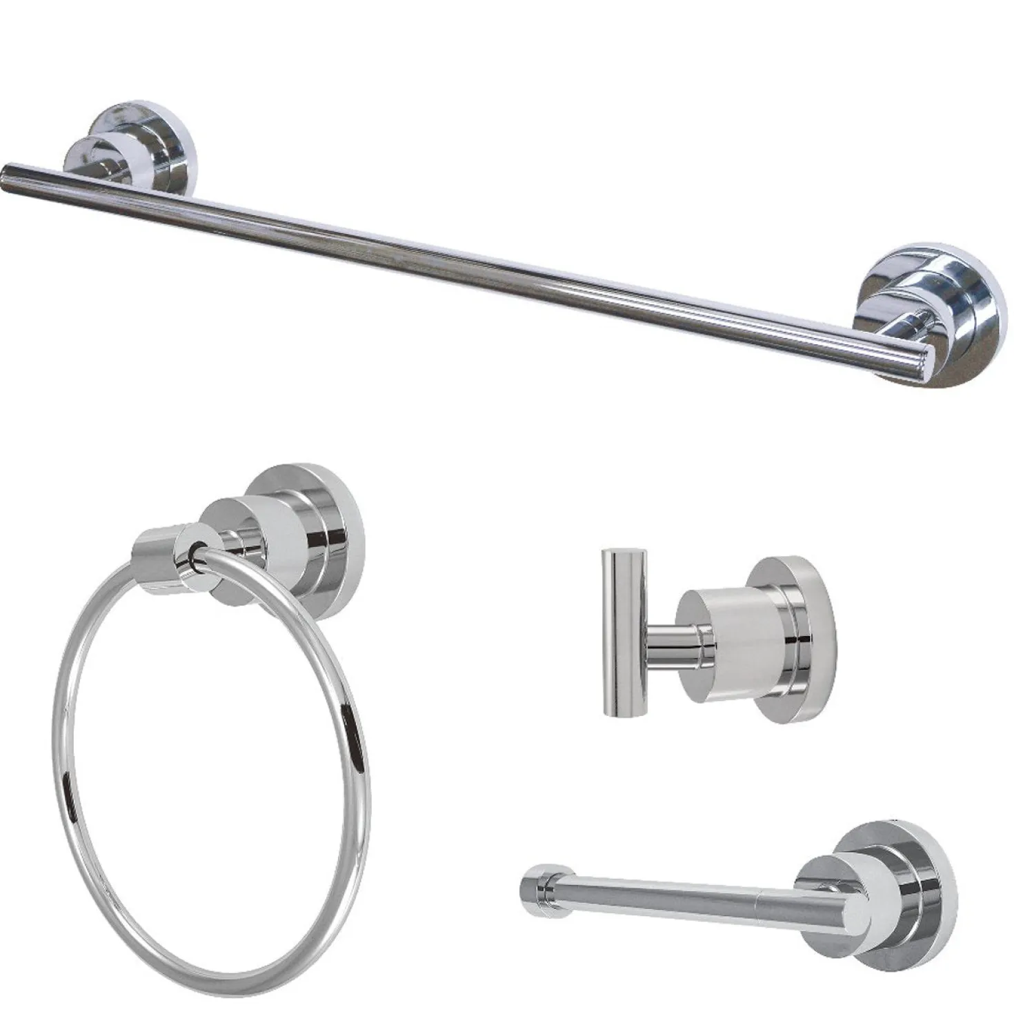 Kingston Brass Concord 4-Piece Bathroom Accessory Set