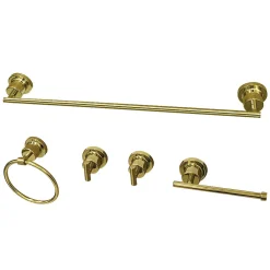 Kingston Brass Concord 5-Piece 24.88" x 7.13" Bathroom Accessory Set