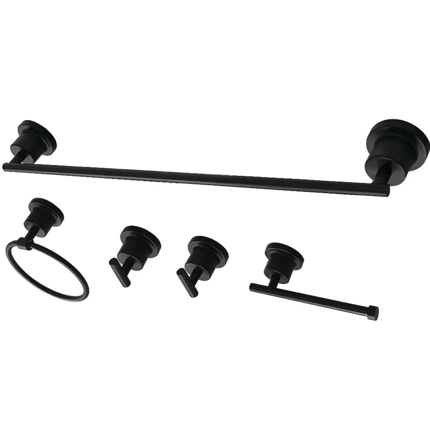 Kingston Brass Concord 5-Piece 24.88" x 7.13" Bathroom Accessory Set