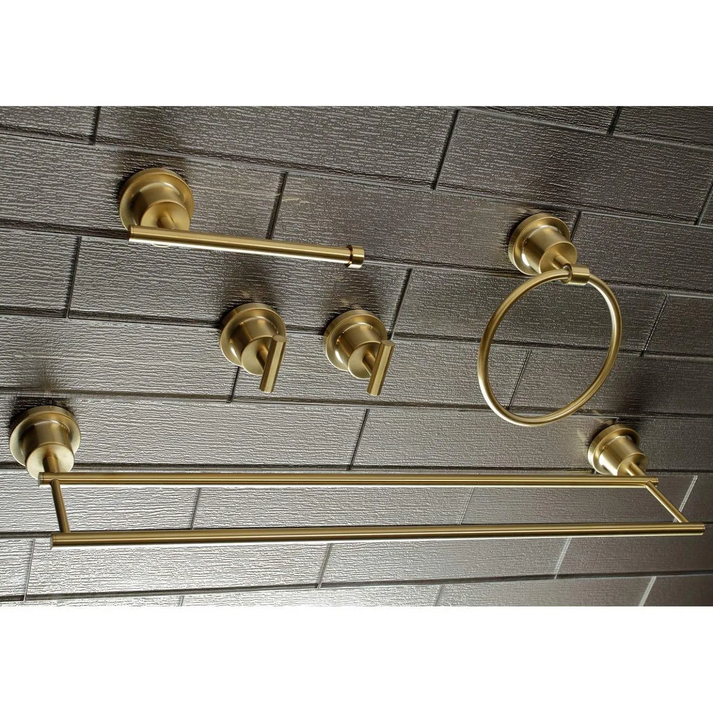 Kingston Brass Concord 5-Piece BAH8213478X-P Bathroom Accessory Sets