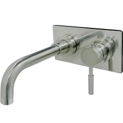 Kingston Brass Concord Single Lever Handle Wall Mount Bathroom Faucet