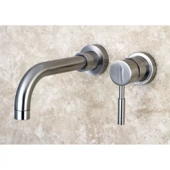 Kingston Brass Concord Single Lever Handle Wall Mount Bathroom Faucet