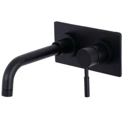 Kingston Brass Concord Single Lever Handle Wall Mount Bathroom Faucet