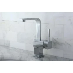 Kingston Brass Concord Single Handle Mono Deck Lavatory Faucet with Push-up Drain