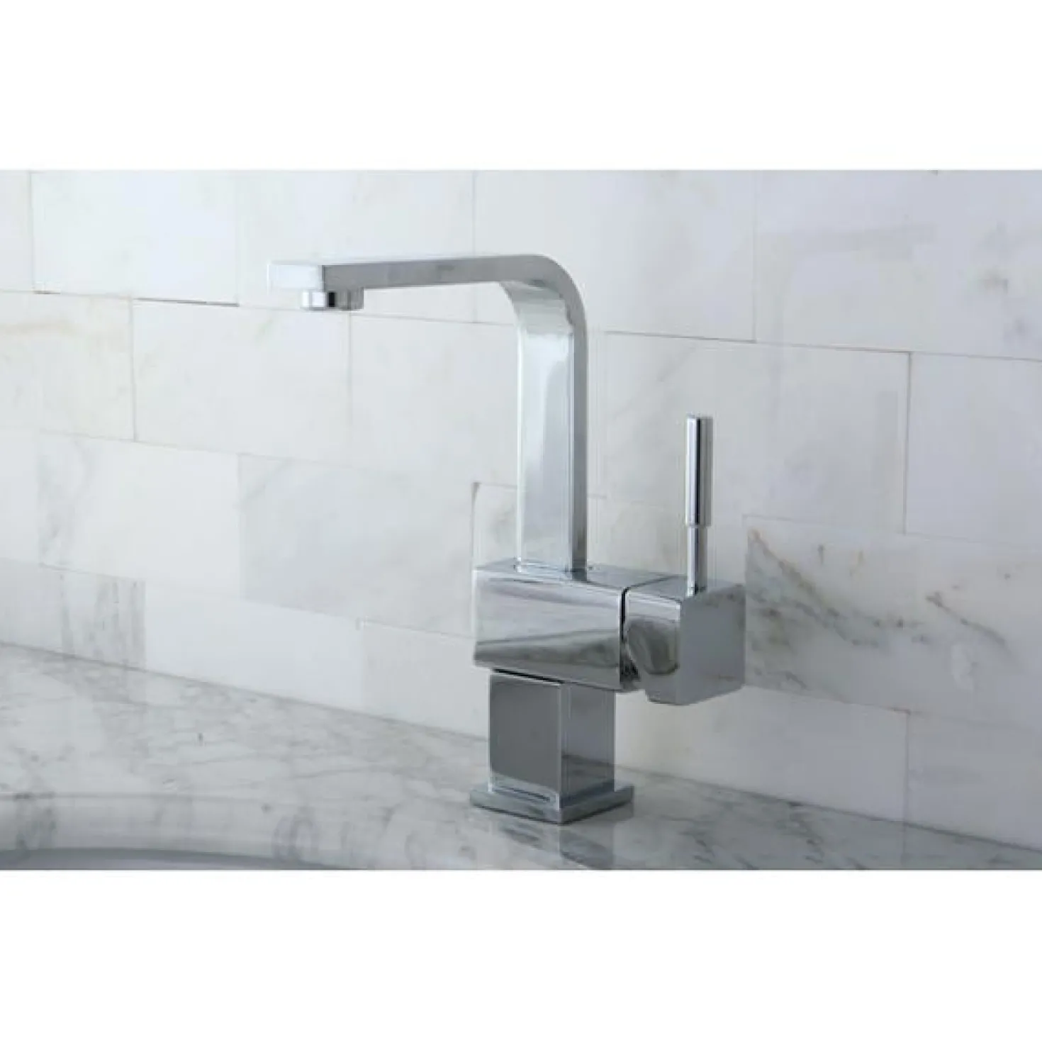 Kingston Brass Concord Single Handle Mono Deck Lavatory Faucet with Push-up Drain